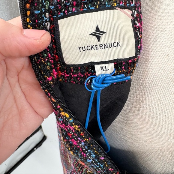 Tuckernuck Cameron Eubanks Wimberly Jackie Dress Colorful Tweed Dress XL - Picture 7 of 12